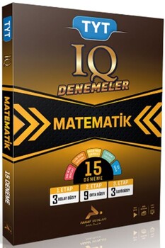  Paraf Yayınları TYT IQ Matematik Video Çözümlü 15 Branş Deneme