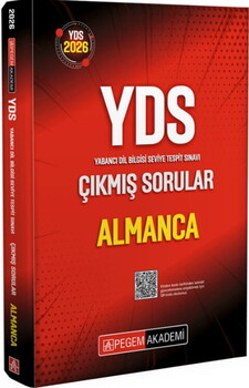  Pegem Akademi 2026 YDS Almanca Çıkmış Sorular