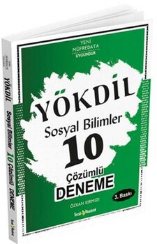  Tercih Akademi  YÖKDİL Sosyal Bilimler Çözümlü 10 Deneme