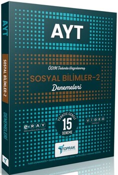 Toprak Yayıncılık AYT Sosyal Bilimler 2 Deneme