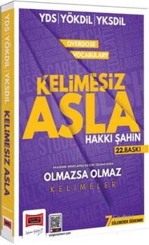  Yargı Yayınları 2026 YDS YÖKDİL YKSDİL Overdose Vocabulary Kelimesiz Asla