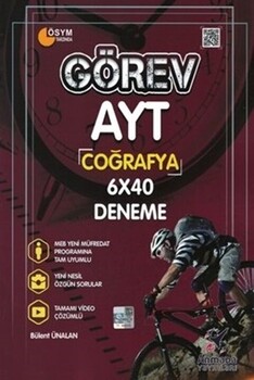  Armada Yayınları AYT Coğrafya Görev 6x40 Deneme
