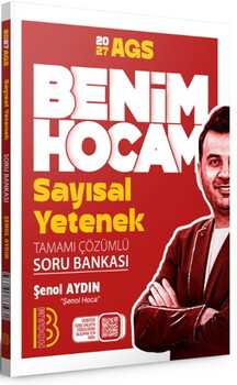 Benim Hocam 2027 AGS Sayısal Yetenek Tamamı Çözümlü Soru Bankası