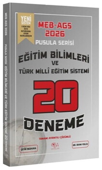  CBA Yayınları 2026 MEB AGS Eğitimin Temelleri Türk Eğitim Sistemi Maarif Modeli 20 Deneme
