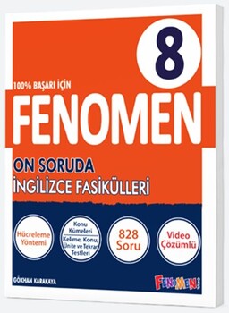  Fenomen Okul Yayınları 8. Sınıf On Soruda İngilizce Fasikülleri