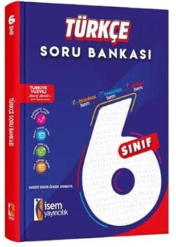 İsem Yayınları 6. Sınıf Türkçe Soru Bankası