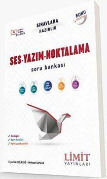  Limit Yayınları Ses Yazım Noktalama Soru Bankası