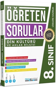  Pruva Akademi 8. Sınıf Din Kültürü ve Ahlak Bilgisi Öğreten Soru Bankası