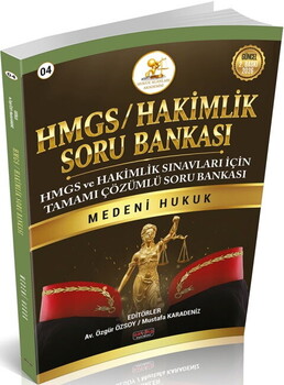  Savaş Yayınları 2026 HMGS Hakimlik Medeni Hukuk Soru Bankası