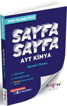  Tammat Yayıncılık AYT Kimya Sayfa Sayfa Ders İşleme Föyü