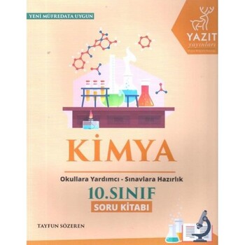  Yazıt Yayınları 10. Sınıf Kimya Soru Kitabı