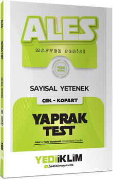 Yediiklim Yayınları 2027 Ales Sayısal Yetenek Çek Kopart Yaprak Test
