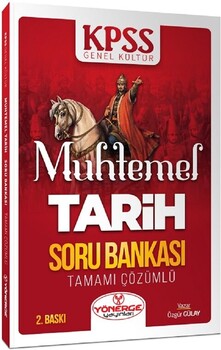  Yönerge Yayınları KPSS Tarih Tutturan Soru Bankası Çözümlü