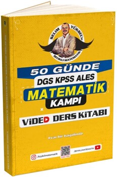 Bıyıklı Matematik 50 Günde DGS KPSS ALES Matematik Kampı Video Ders Kitabı