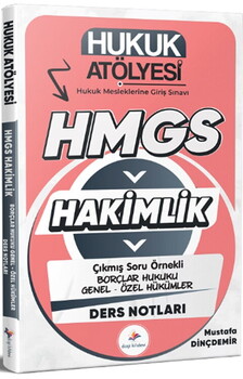  Dizgi Kitap Hukuk Atölyesi HMGS Hakimlik Borçlar Hukuku Genel Özel Hükümler Ders Notları