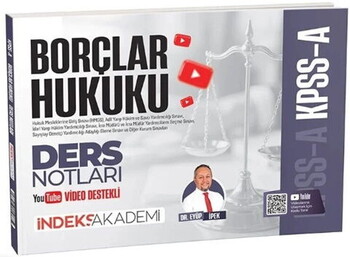  İndeks Akademi 2026 KPSS A Grubu Borçlar Hukuku Video Ders Notları
