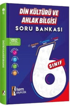  İsem Yayınları 6. Sınıf Din Kültürü ve Ahlak Bilgisi Soru Bankası