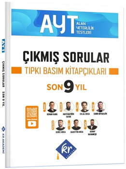  KR Akademi AYT Çıkmış Sorular Son 9 Yıl Tıpkı Basım Fasikülleri
