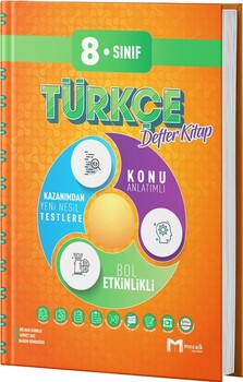  Mozaik Yayınları 8. Sınıf Türkçe İntro Defter Kitap