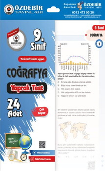 Özdebir Yayınları 9. Sınıf Coğrafya Yaprak Test