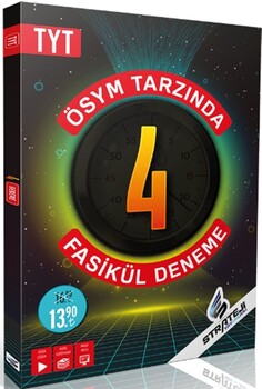  Strateji Yayınları TYT 4 Fasikül Denemeleri