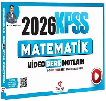  Tekrar Akademi 2026 KPSS Matematik Video Ders Notları