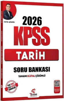  Tekrar Akademi 2026 KPSS Tarih Soru Bankası Çözümlü