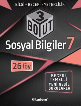  Tudem Yayınları 7. Sınıf Sosyal Bilgiler 3 Boyut