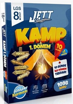  Ünlüler Karması 8. Sınıf LGS 1. Dönem Jett Kamp 10 Günde İlk Dönem Tekrarı