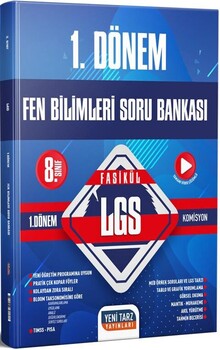  Yeni Tarz Yayınları 8. Sınıf Fen Bilimleri 1. Dönem Soru Bankası