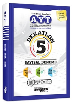  Ankara Yayıncılık AYT Sayısal 5 Dekatlon Deneme