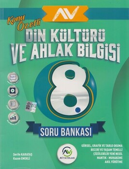  Av Yayınları 8. Sınıf Din Kültürü ve Ahlak Bilgisi Konu Özetli Soru Bankası