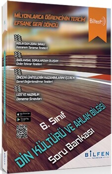  Bilfen Yayıncılık 6. Sınıf Biltest Din Kültürü ve Ahlak Bilgisi Soru Bankası