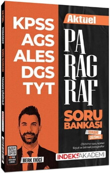 İndeks Akademi KPSS DGS ALES TYT Aktüel Paragraf Soru Bankası