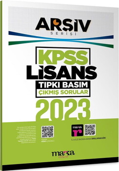 Marka Yayınları 2023 KPSS Lisans Arşiv Serisi Tıpkı Basım Çıkmış Sorular
