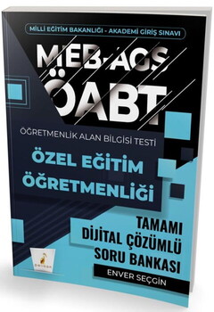 Pelikan Yayınları MEB AGS ÖABT Özel Eğitim Öğretmenliği Tamamı Çözümlü Soru Bankası
