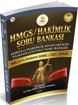  Savaş Yayınları 2026 HMGS Hakimlik Milletlerarası Genel ve Özel Hukuk Soru Bankası