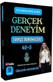  Türkçenin Matematiği TYT KPSS ALES DGS Türkçe 40 x 5 Denemeleri