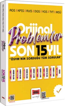  Yargı Yayınları 2026 KPSS AGS ALES DGS YGS TYT MSÜ Orijinal Problemler Son 15 Yıl Çıkmış Sorular