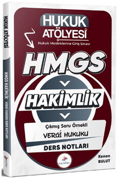  Dizgi Kitap Hukuk Atölyesi HMGS Hakimlik Vergi Hukuku Ders Notları