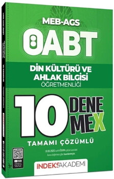  İndeks Akademi ÖABT MEB AGS Din Kültürü ve Ahlak Bilgisi 10 DenemeX