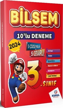  Kurul Yayıncılık 3.Sınıf Bilsem 10’lu Deneme Seti
