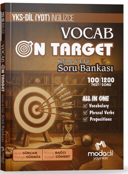 Modadil Yayınları YKSDİL YDT VOCAB ON TARGET Kelime Edat Soru Bankası