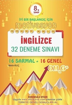  Omage Yayınları 8. Sınıf İngilizce Gold 32 Deneme