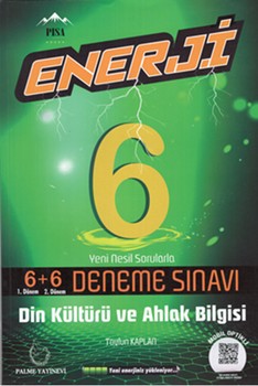  Palme Yayınları 6. Sınıf Din Kültürü ve Ahlak Bilgisi 6 + 6 Deneme Sınavı