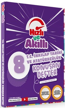  Tammat Yayıncılık 8. Sınıf LGS T.C. İnkılap Tarihi ve Atatürkçülük Hızlı ve Akıllı Defter Konuşturan Defter