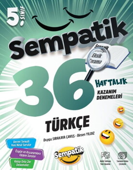  Ünlüler Karması 5. Sınıf Türkçe Sempatik 36 Haftalık Kazanım Denemeleri