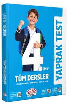 Editör Yayınları 4. Sınıf Tüm Dersler Yaprak Test