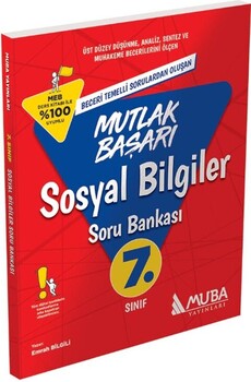  Muba Yayınları 7. Sınıf Mutlak Başarı Sosyal Bilgiler Soru Bankası