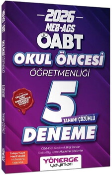 Yönerge 2026 ÖABT MEB AGS Okul Öncesi Öğretmenliği 5 Deneme